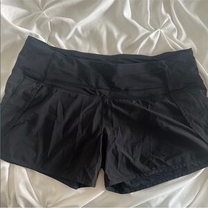Women's Black Athletic Shorts